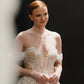 Robe de mariée haut dentelle transparente