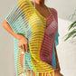 Robe plage transparente colorée