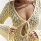 Robe Longue Transparente En Bas