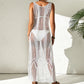 Robe Longue Blanche Transparente
