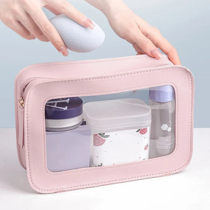 Trousse Transparente Rose