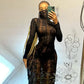 Robe blanche moulante transparente sexy
