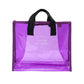Sac de plage en pvc transparent