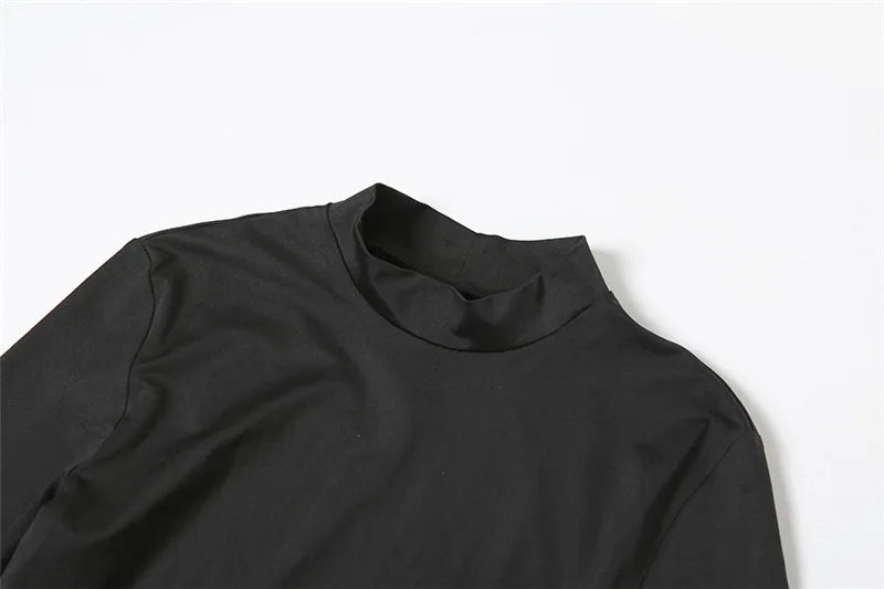 Robe semi transparente noire