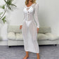 Robe transparente blanche