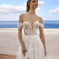 Robe de mariée haut dentelle transparente