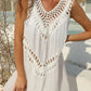 Robe de plage courte transparente