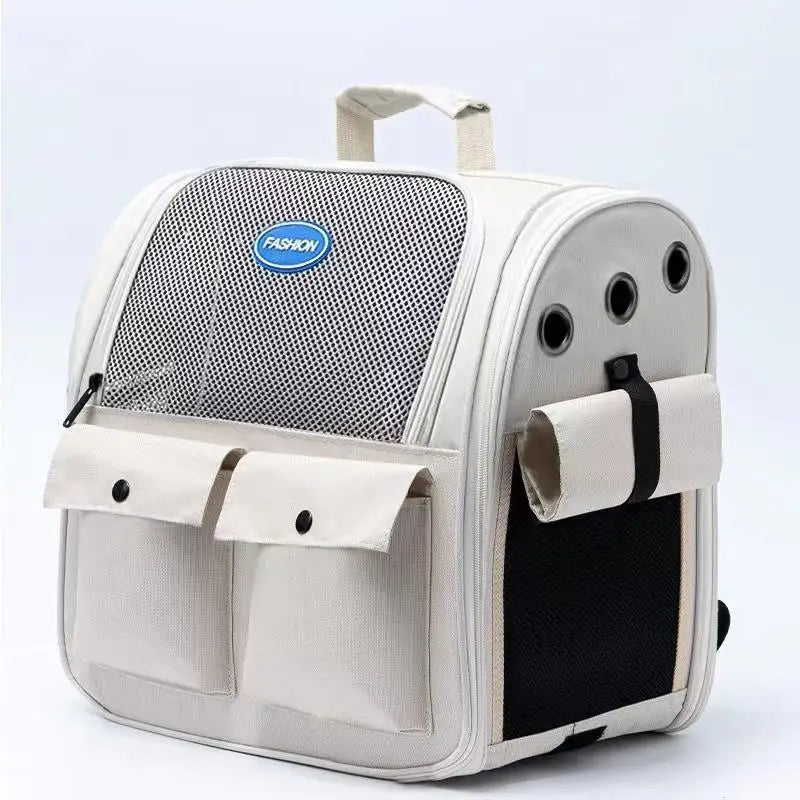 Panier de transport transparent pour chat