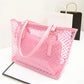 Sac de plage pvc transparent