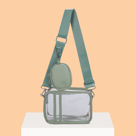Sac Bandouliere Transparent Vert