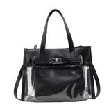 Sac Transparent Bandoulière Noir