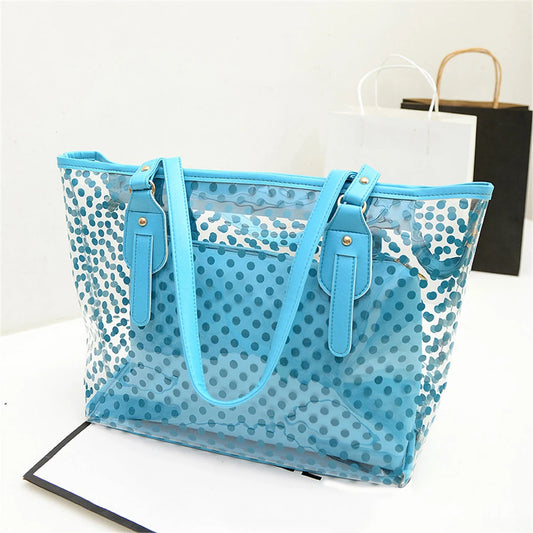 Sac de plage pvc transparent