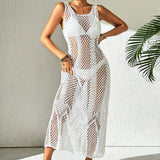 Robe Longue Blanche Transparente