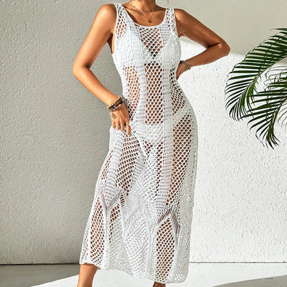 Robe Longue Blanche Transparente
