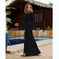 Robe longue plage blanche transparente