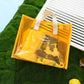 Sac de plage en pvc transparent