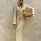 Robe Longue Transparente En Bas