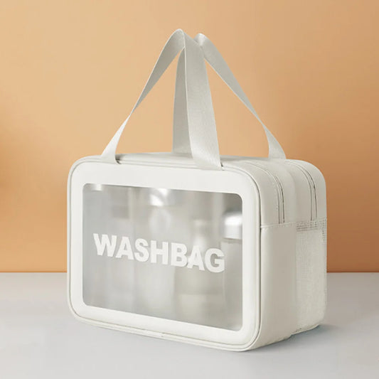 Trousse Double Compartiment Transparente