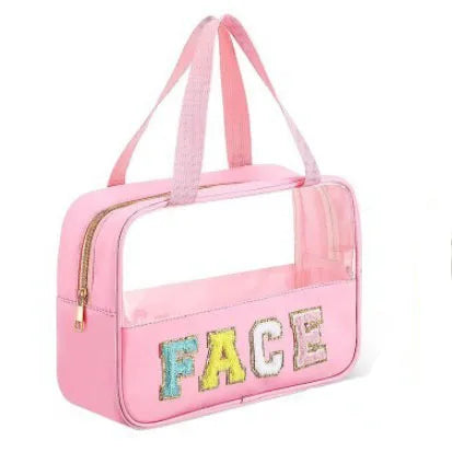Trousse Rose Transparente