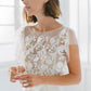 Robe de mariée transparente courte