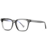 Lunette de soleil homme avec monture transparente grise