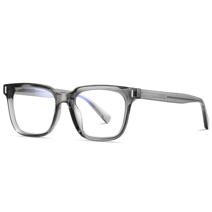 Lunette de soleil homme avec monture transparente grise