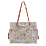 Sac transparent de plage orange