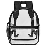 Mini Sac a Dos Transparent Noir