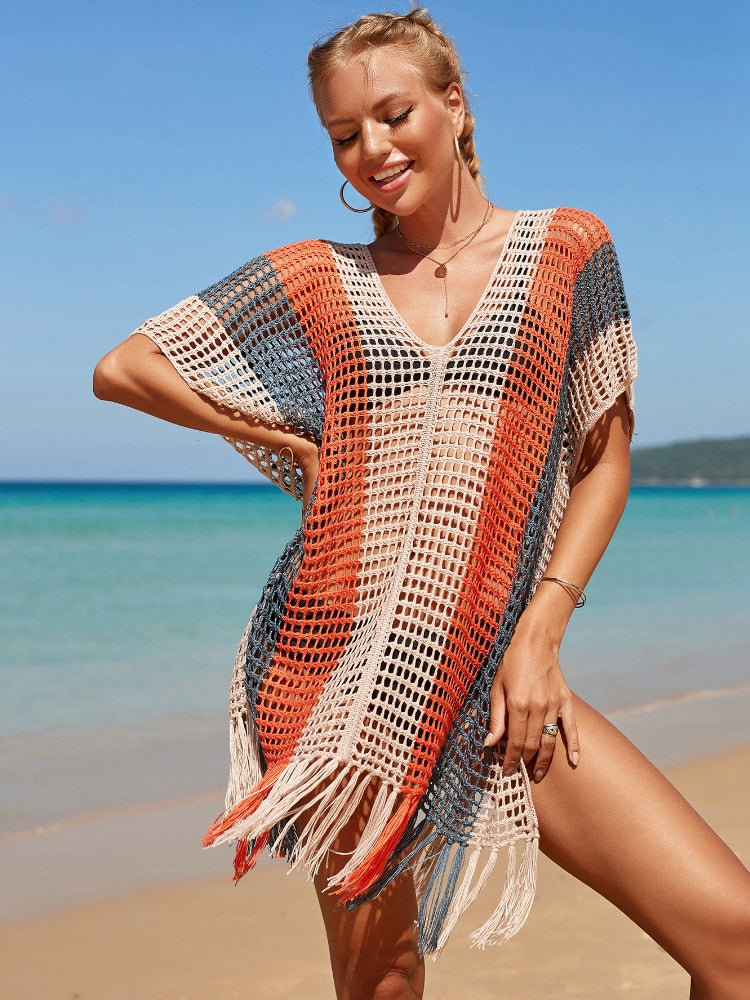 Robe transparente pour plage